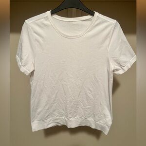 Athleta Classic White Workout Top